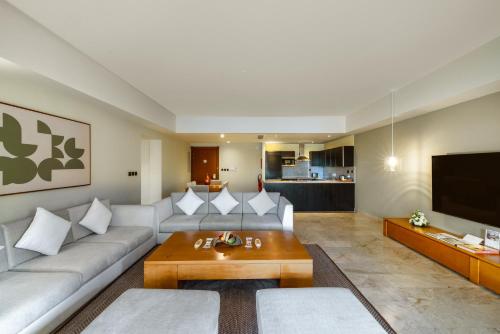 Ruang duduk di Sifawy Boutique Hotel