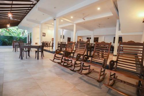 Χώρος καθιστικού στο Tinara River Inn, Weligama