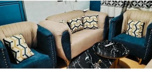 Χώρος καθιστικού στο Swahili homes bnb