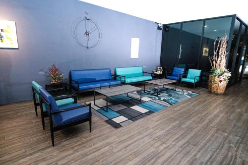 Ruang duduk di Palette Penang Near Georgetown Formerly WOW Hotel