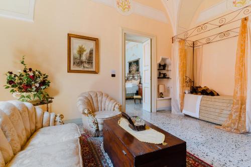 Χώρος καθιστικού στο Palazzo De Castro