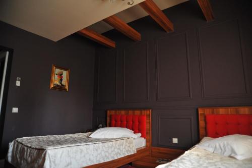 Кровать или кровати в номере Hotel Castel