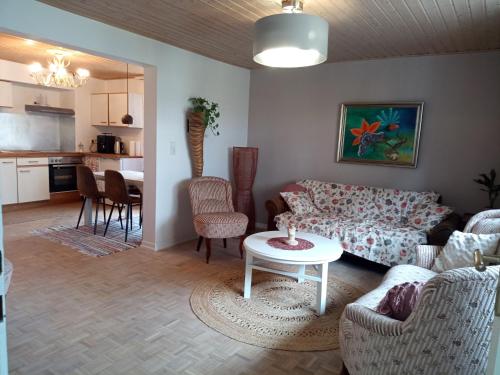 Η κουζίνα ή μικρή κουζίνα στο Kinderfreundlich Am Dorflädchen