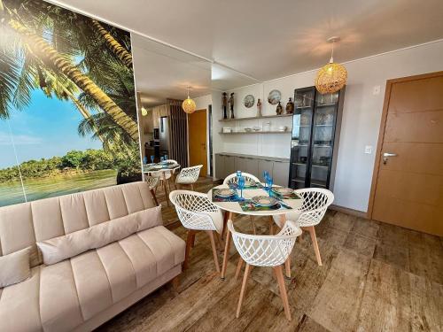 Χώρος καθιστικού στο Studio Design 3 Apt 1203 -Mandi Hospitalidade