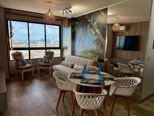 Μια τηλεόραση ή/και κέντρο ψυχαγωγίας στο Studio Design 3 Apt 1203 -Mandi Hospitalidade