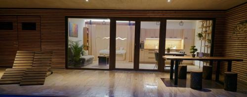 Ruang duduk di Bellevue stressless home