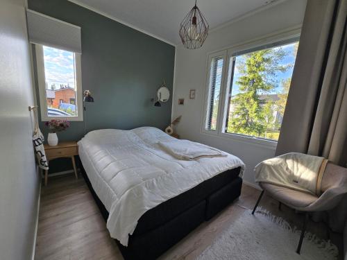 Ένα ή περισσότερα κρεβάτια σε δωμάτιο στο Chalet Sarka