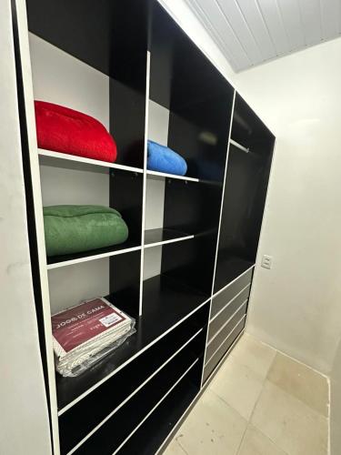 Ένα ή περισσότερα κρεβάτια σε δωμάτιο στο Casa Tranquilidade