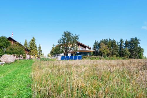 a house in the middle of a field at Kesselmoos in Nova Ponente