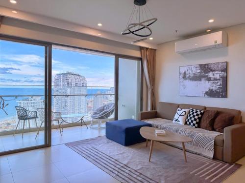 Posezení v ubytování The Song Premium Apartment - Căn Hộ Du Lịch Biển - Anh Khoa Homestay