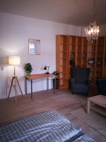 Posezení v ubytování City Appartements Köthen