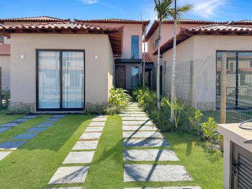 Κήπος έξω από το Condomínio Clube - Qto com cozinha - Ar condicionado