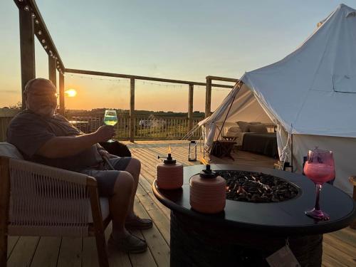 Ποτά στο The Nest at Hummingbird Hill - Glamp tent