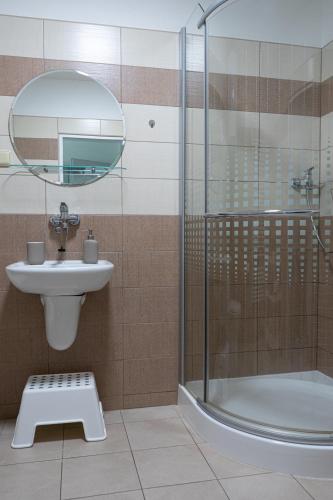 La Via Natura Apartmány Rejštejnにあるバスルーム