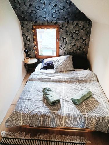 Postel nebo postele na pokoji v ubytování Studio Cosy