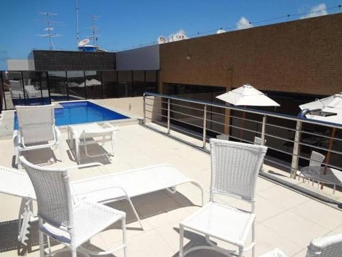 Het zwembad bij of vlak bij Apartamento em Maceió