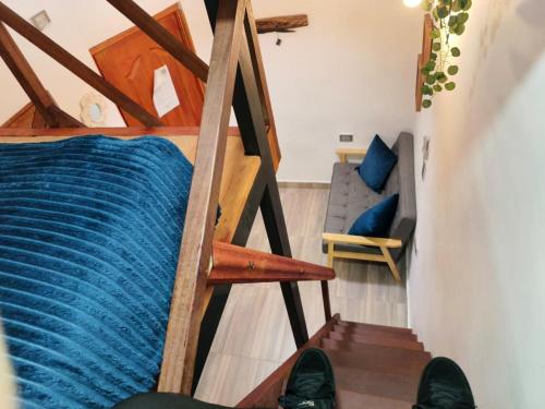 Posezení v ubytování Hospedaje Oasis Blue Laureles Medellín