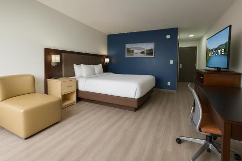 Clarion Inn Idaho Falls Riverfrontにあるベッド