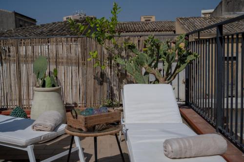 Μπαλκόνι ή βεράντα στο Casa di charme "Al Moro Avola "