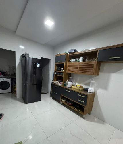 Kuchyň nebo kuchyňský kout v ubytování Casa pra cop30