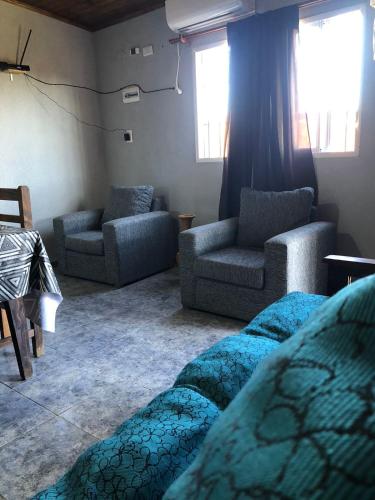 Ruang duduk di El Encuentro Cabañas