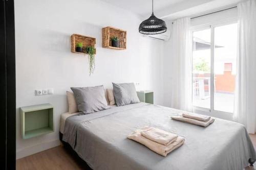 Ένα ή περισσότερα κρεβάτια σε δωμάτιο στο Beautiful apartment in Fuengirola