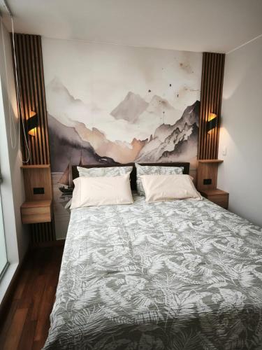 Postel nebo postele na pokoji v ubytování Apartment CAPIbuilt