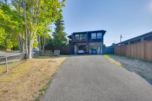 a house with a walkway in front of it at Shared Yard Apt 2 Mi to Port Angeles City Pier in Port Angeles