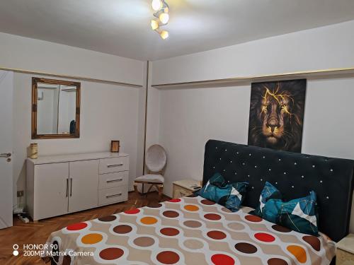 Postel nebo postele na pokoji v ubytování Central Studio