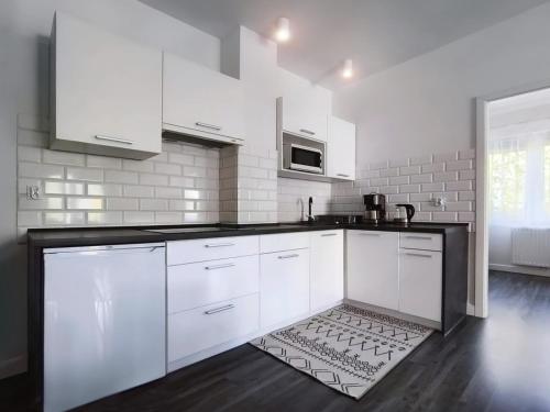 Kuchyň nebo kuchyňský kout v ubytování LOTOS