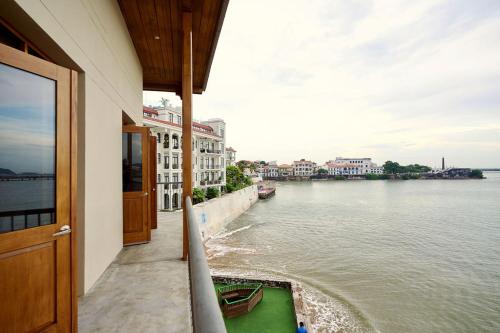 a view of a river from a building at AmazINN Places Casa Fortaleza in Panama City
