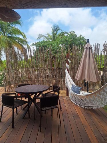 Taman di luar Bangalô Lençois - Atins