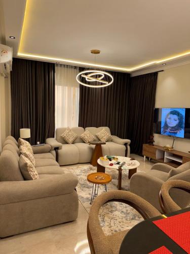 Гостиная зона в Hotel, integrated hotel for recreation, luxury apartment