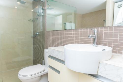 Darwin Harbour and City Views Apartmentsにあるバスルーム