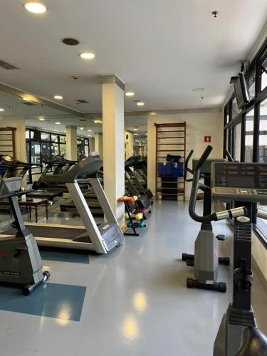 Pusat kecergasan dan/atau kemudahan kecergasan di Flat Hotel Aeroporto Congonhas