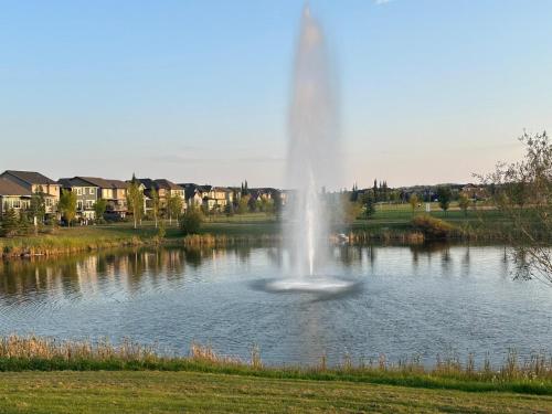 Výhled na řeku, která protéká v blízkosti apartmánu