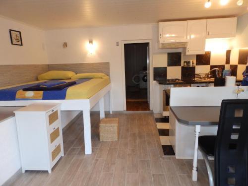 Χώρος καθιστικού στο Drescher Apartments