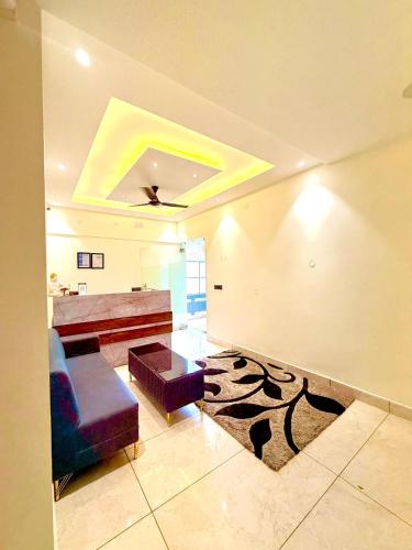 Zona de estar de Hotel jalsa karnal