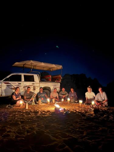 Hosté ubytování camp Sam Wadi Rum