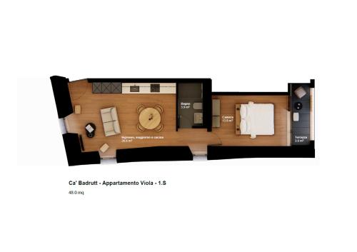 Κάτοψη του Albergo Croce Bianca