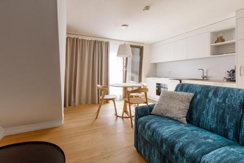 Χώρος καθιστικού στο Albergo Croce Bianca