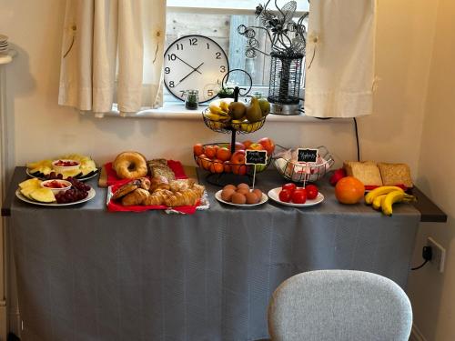 a table with many different types of food on it at Sonas house in Kilkenny
