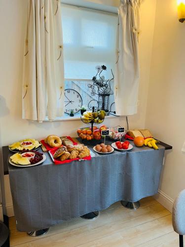 a table with many different types of food on it at Sonas house in Kilkenny