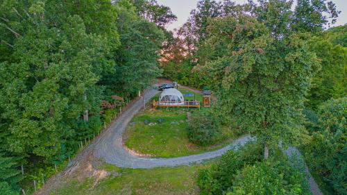 Příroda nedaleko luxury tent