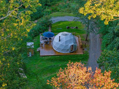 Příroda nedaleko luxury tent