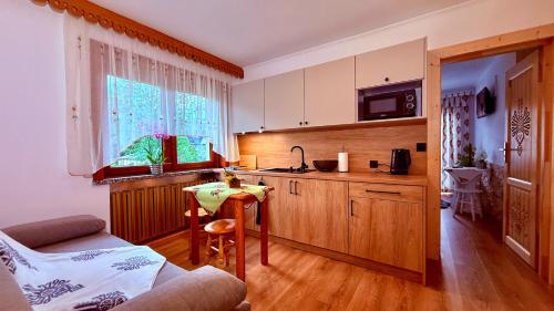 Kuchyň nebo kuchyňský kout v ubytování Toporowa Parzenica