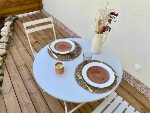 Jídlo v penzionu nebo okolí