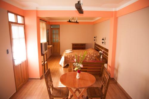 Posezení v ubytování Comodo Estudio Matrimonial centro Sucre