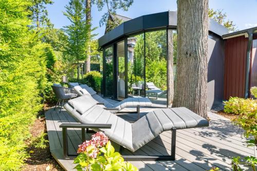 En have udenfor Strandhaus