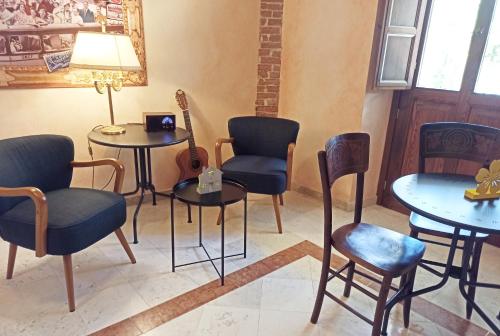Ruang duduk di Blao boutique hotel